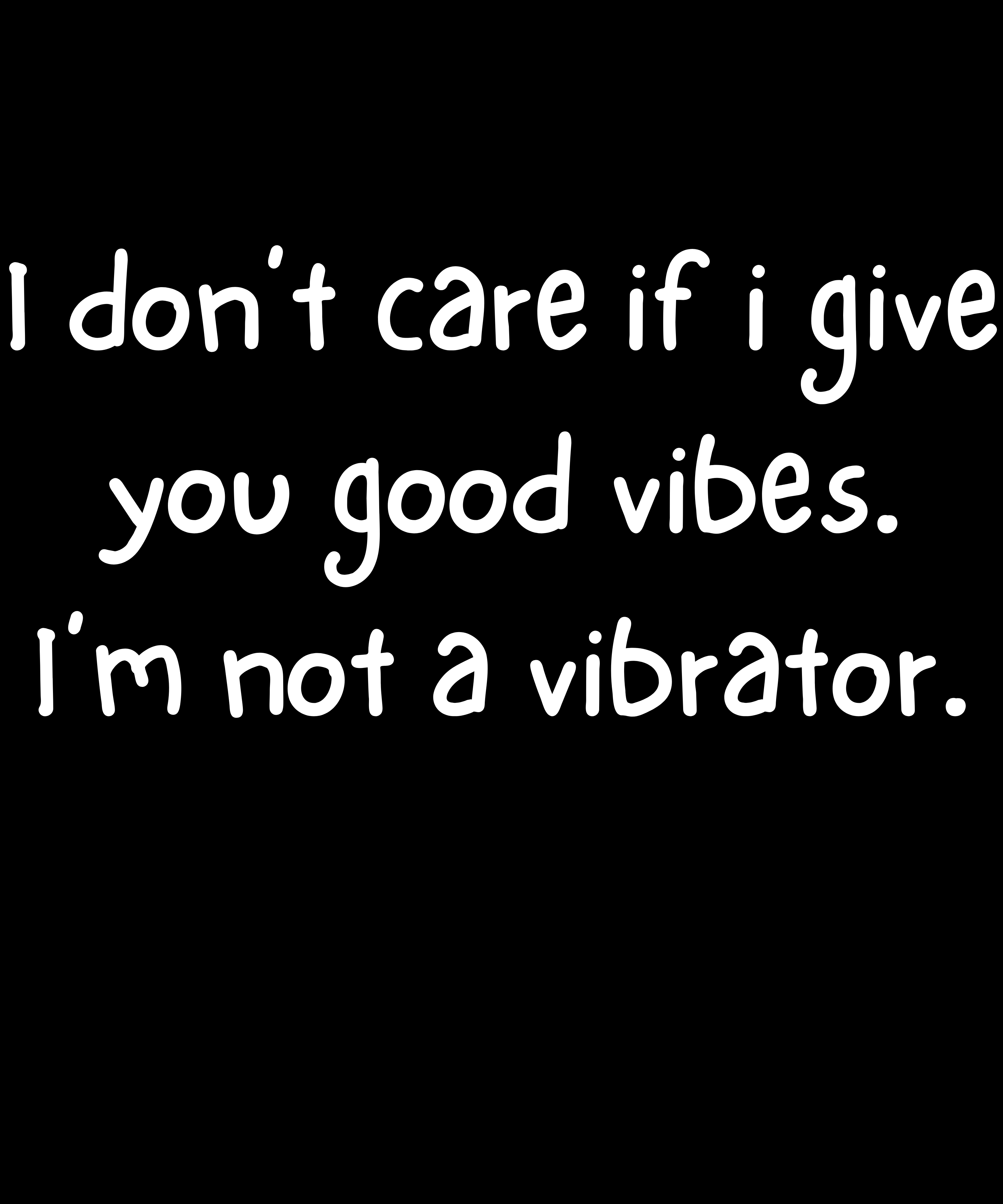 I’m not a vibrator | Premium Cotton Crop Tank