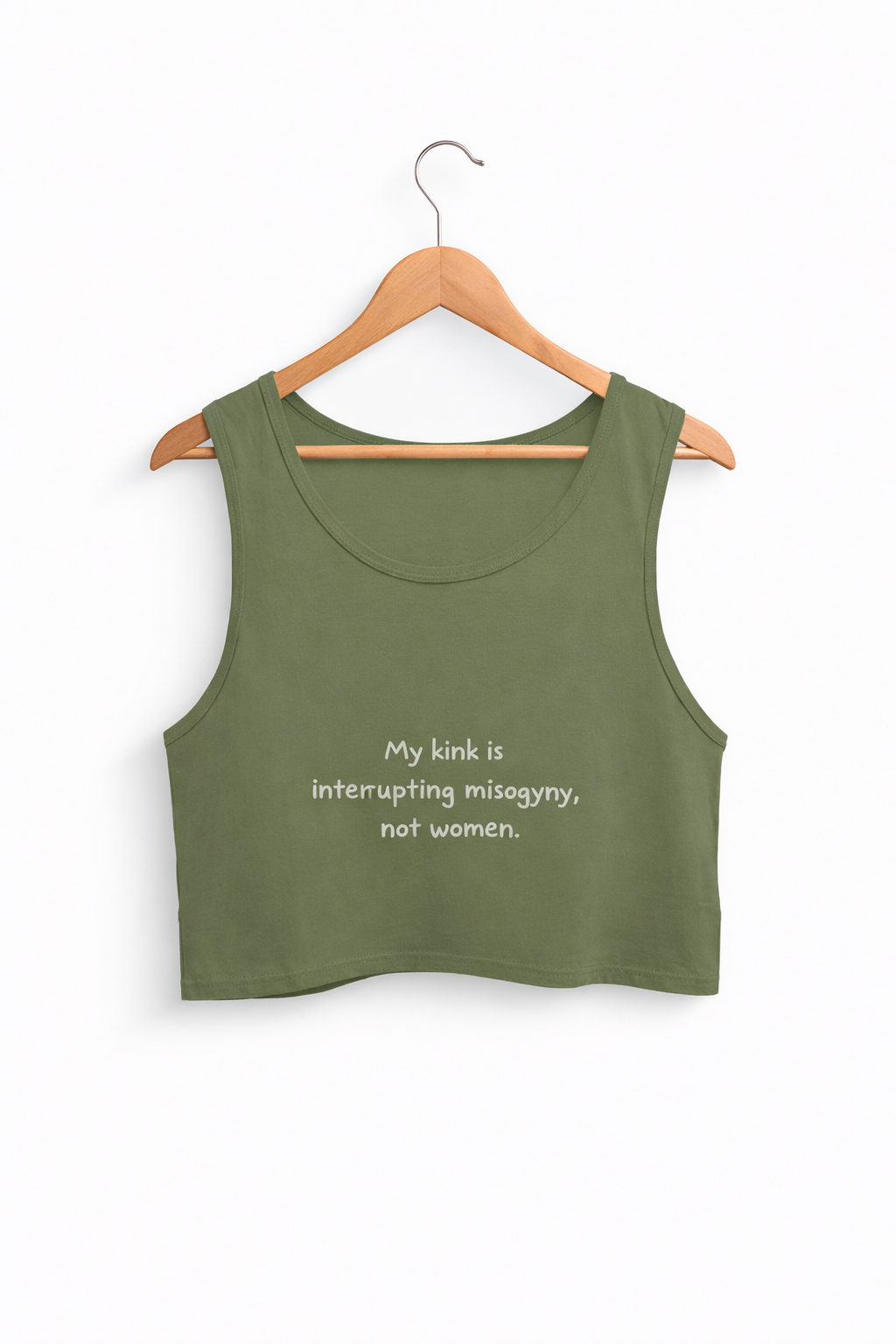 Interrupting Misogyny | Premium Cotton Crop Tank