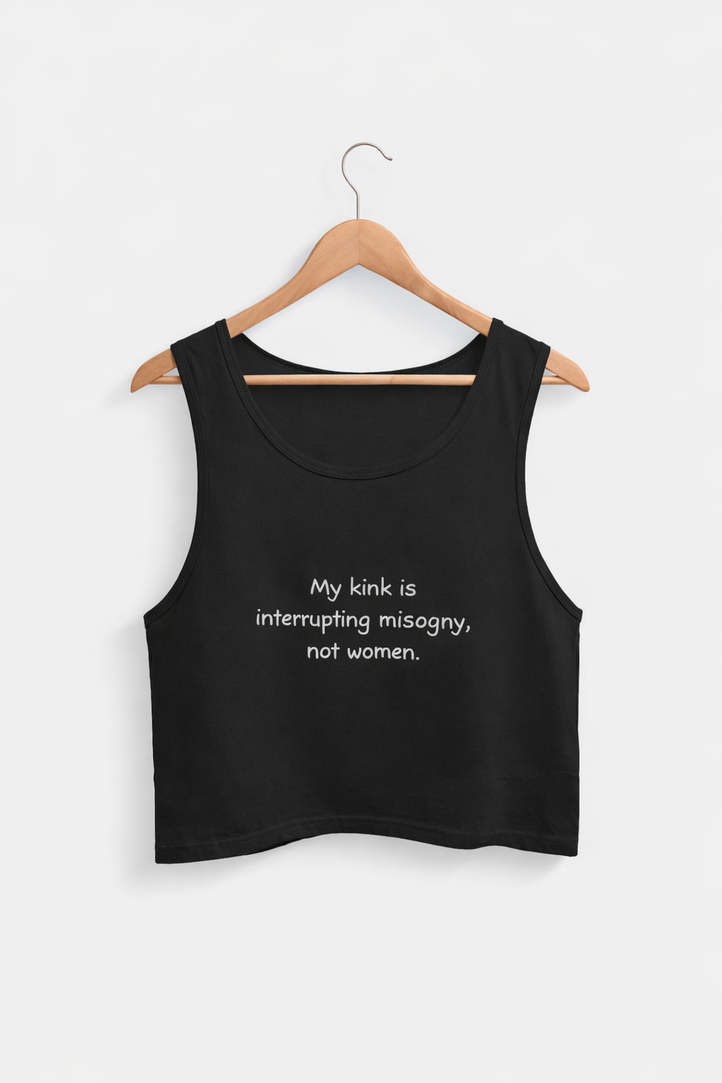 Interrupting Misogyny | Premium Cotton Crop Tank