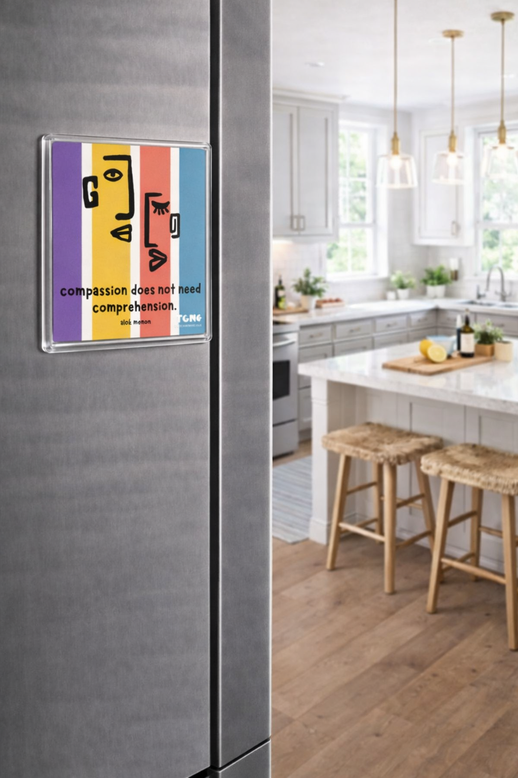 Fridge Magnet - Compassion (Colour)